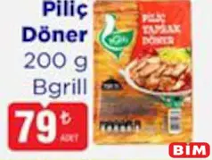 BGRİLL PİLİÇ DÖNER 200 G